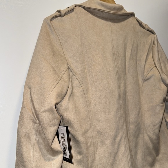 Faux Suede Moto Jacket - Picture 6 of 9